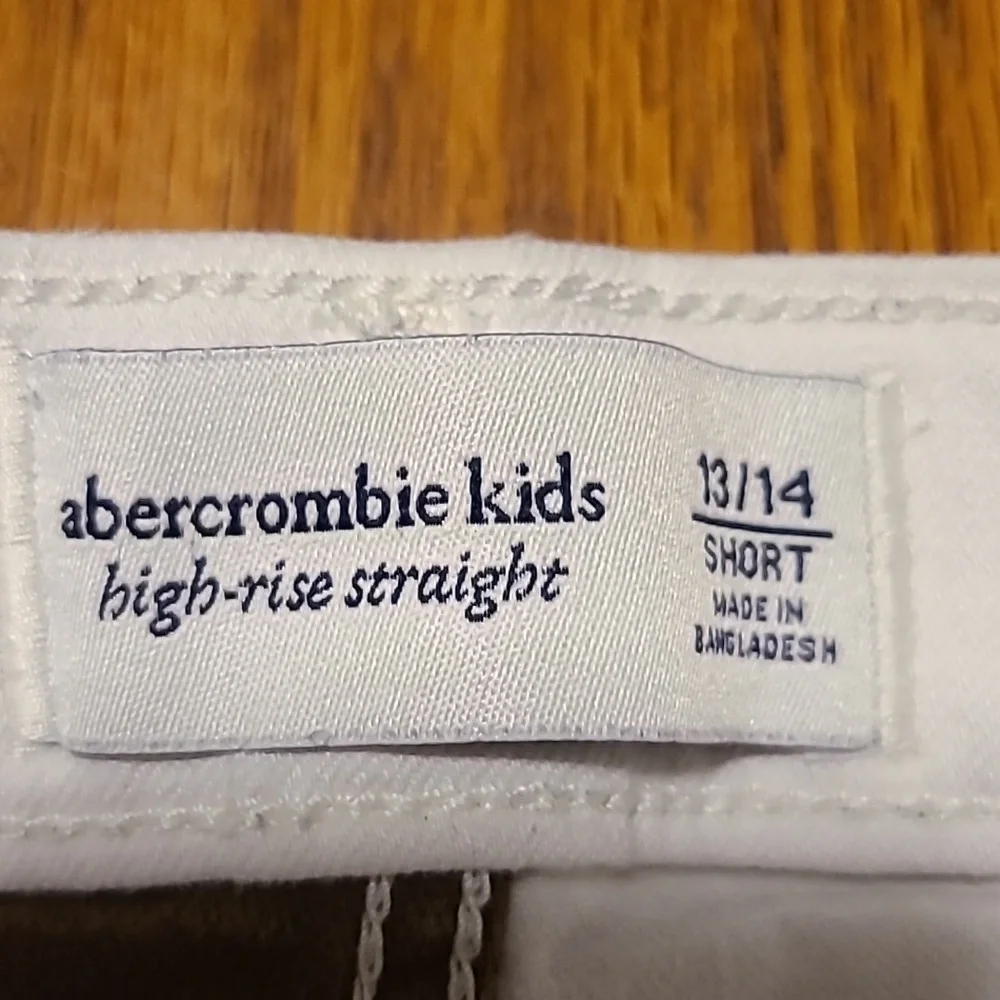 Abercrombie kids Straight Leg 2 Color Jeans - Girls 13/14 Short - Picture 4 of 10
